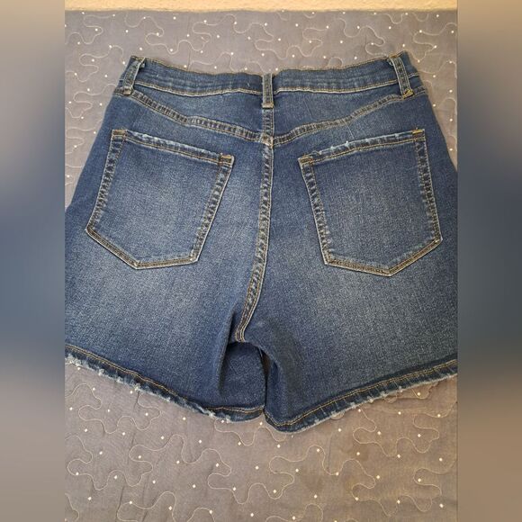 Jessica Simpson high waist midi jean short size 8 - Picture 3 of 5